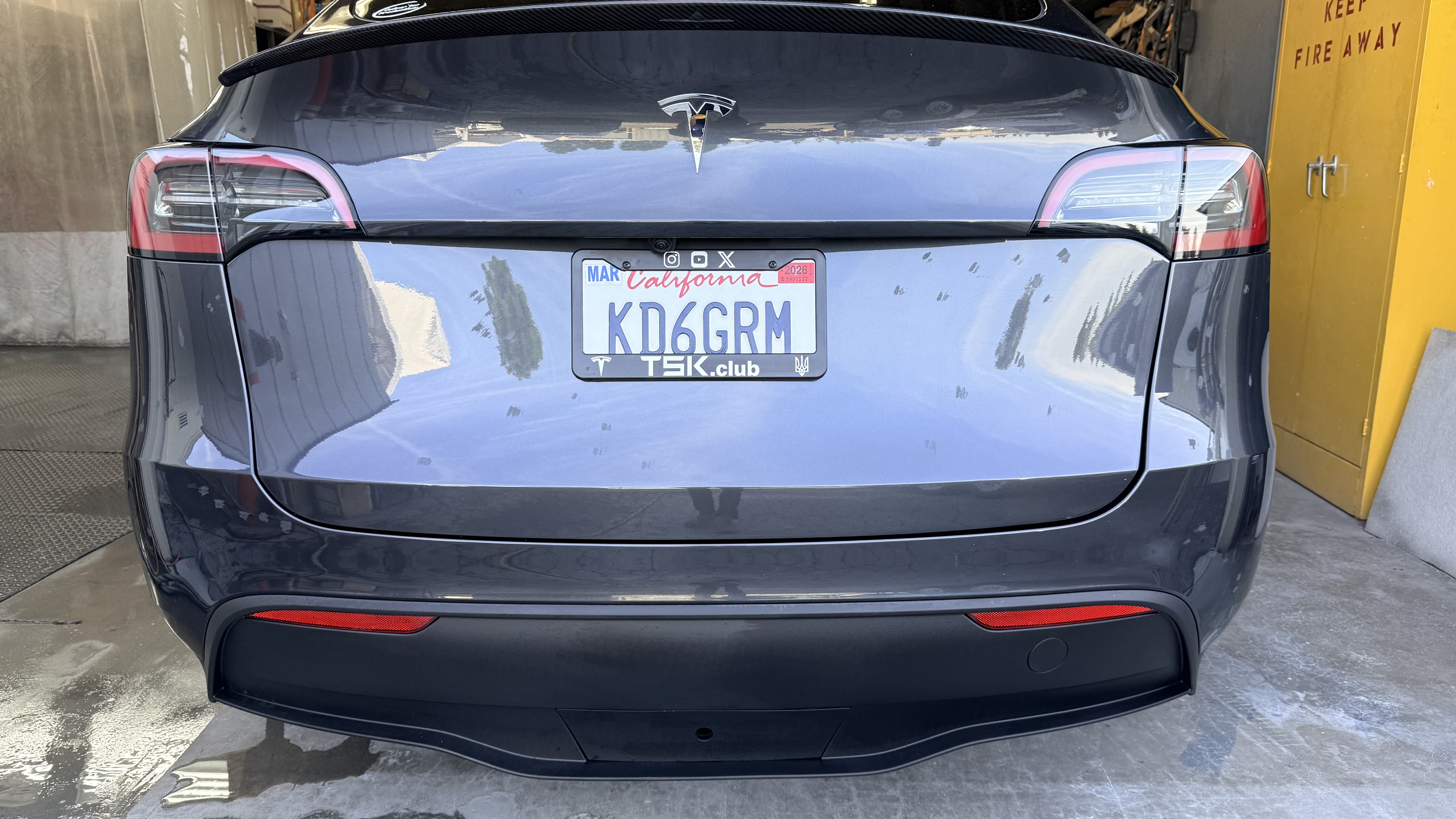 Tesla Model Y after complete rear restoration by ProEV