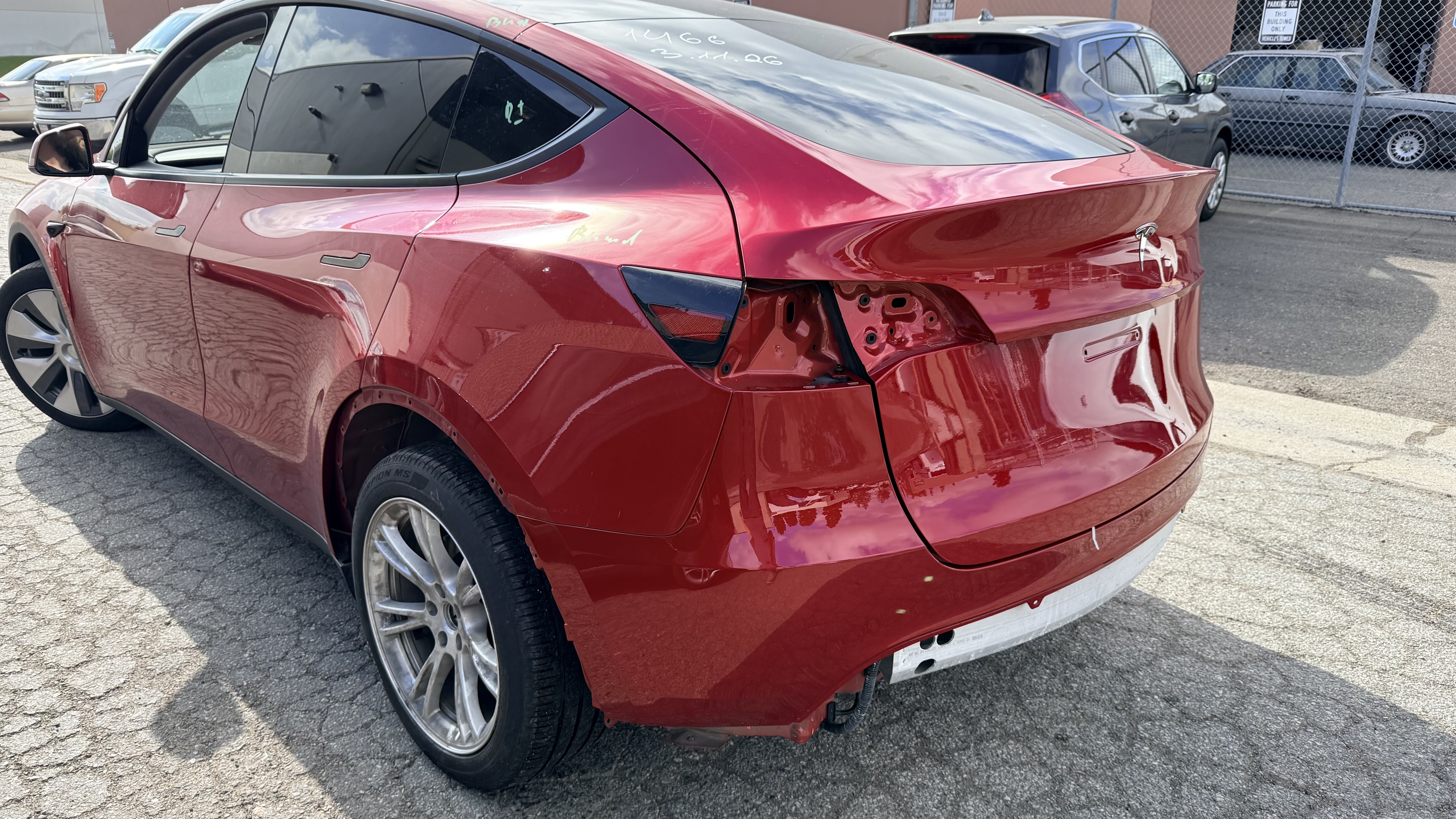 Tesla Before Repair